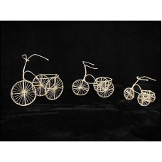 Abaca Tricycle, set of 3 (lot of 12 sets) SALE ITEM