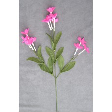 Exotic Silk Flower Spray, fuchsia, Artificial Silk Flower (lot of 12)