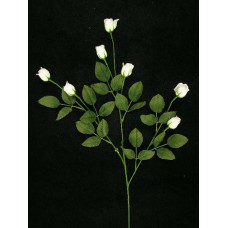 Rosebud Spray, white (lot of 12)
