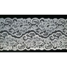 5.625" Flat Double Edge Galloon Lace White (50 Yards FULL SPOOL) MADE IN USA