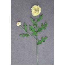 Latex Poppy, white, 21 inch (lot of 24)