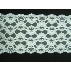 7 inch Flat Double Edge Galloon Lace, Ivory (112 yard FULL SPOOL)
