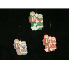 Country Boy And Girl Christmas Ornament (lot of 24) SALE ITEM