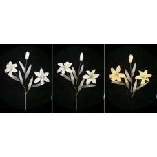 Pastel Water Color Tiger Lily, yellow combo (lot of 12)