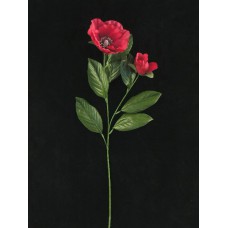 Magnolia Spray, fuchsia, Artificial Silk Flower (box of 6)