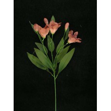 Alstroemeria, mauve, Artificial Silk Flower (lot of 12)