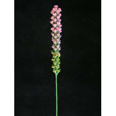 Liatris Spray, Pink, Artificial Silk Flower (lot of 12)
