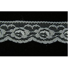 1.25 inch Flat Lace, White (50 yards) 2611 White MADE IN USA