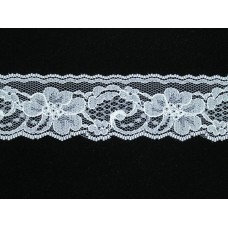 2 Inch Flat Lace, Ivory (400 Yards - FULL SPOOL) MADE IN USA