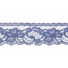 2 Inch Flat Lace, Navy Blue (400 Yards - FULL SPOOL) MADE IN USA