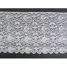 7.25 inch Flat Lace, white (182 yard FULL SPOOL) MADE IN USA