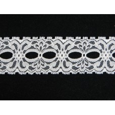 1.625 Inch Flat Beading Lace, Ivory (386 YARDS FULL SPOOL) MADE IN USA