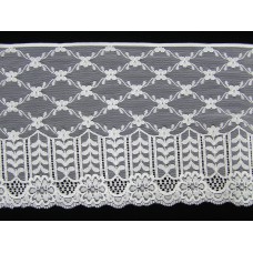 6.75 Inch Flat Lace, White (162 YARD FULL SPOOL) MADE IN USA