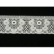 1.375 Inch Flat Lace, Natural (458 Yard FULL SPOOL) MADE IN USA