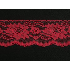 3 inch Flat Lace, Red (325 Yard FULL SPOOL) MADE IN USA