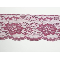 4 Inch Flat Lace, Wine (170 YARD - FULL SPOOL) MADE IN USA