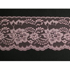 4 inch Flat Lace, dusty rose (170-yard FULL SPOOL) MADE IN USA