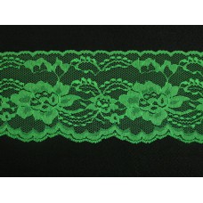 4 Inch Flat Lace, Emerald Green (170 YARDS - FULL SPOOL) MADE IN USA