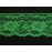 4 Inch Flat Lace, Emerald Green (25 yards) MADE IN USA