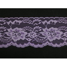 4 Inch Flat Lace, Lavender (170 YARDS - FULL SPOOL) MADE IN USA