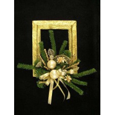 Decorated Picture Frame, Cream (lot of 2) SALE ITEM