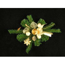 Christmas Taper Candle Ring, cream (lot of 6)