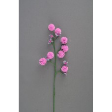 Pom-Pom Chrysanthemum Silk Flower, mauve (lot of 72) SALE ITEM