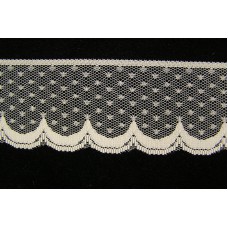 2.25 Inch Flat Lace, Natural (589 YARD - FULL SPOOL) MADE IN USA