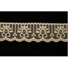 1.25 Inch Flat Lace, Ivory (50 yards) MADE IN USA