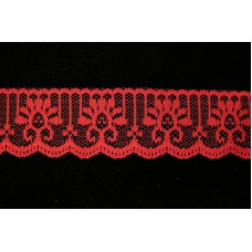 1.25 Inch Flat Lace, Red (581 Yards - FULL SPOOL) MADE IN USA