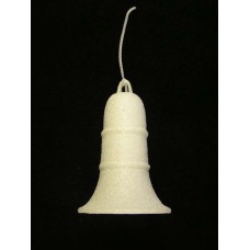 White Mica Bell with hanger, 5.5 inch (lot of 24)