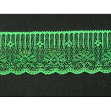 2 inch Flat Lace, emerald iridescent (347-yard FULL SPOOL) MADE IN USA