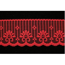 1.875 Inch Flat Lace, Red (350 YARDS FULLS SPOOL) MADE IN USA