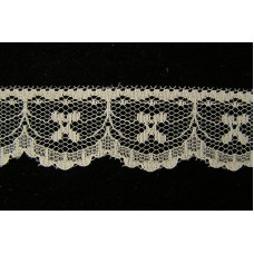 1 Inch Flat Lace, Natural (730 yards) MADE IN USA