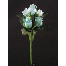 Satin Rosebud Pick, seafoam green (lot of 72)
