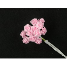 Medium Ribbon Rose, pink (lot of 12 bunches) SALE ITEM