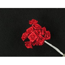 Medium Ribbon Rose, red (lot of 12 bunches) SALE ITEM
