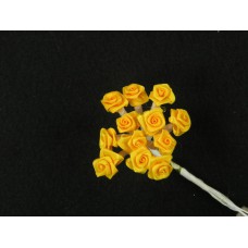 Medium Ribbon Rose, yellow (lot of 12 bunches) SALE ITEM