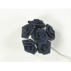 Large Ribbon Rose,Navy (lot of 12 bunches) SALE ITEM