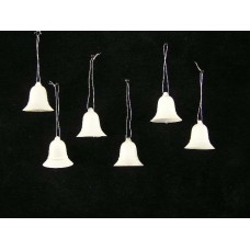 Frosted Bell Christmas Ornament, pack of 6 (lot of 36 packs) Frosted Bell Christmas Ornament, pack of 6 (lot of 36 packs)