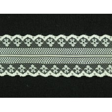 1.875 Inch Flat Galloon Lace, Natural (450 Yards)