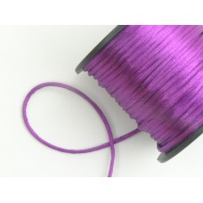 Round Satin Cord, Purple, 1/16 Inch x 50 Yards (1 Spool) SALE ITEM