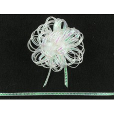 Pull Bow Ribbon , White , 1/4 Inch x 50 Yards (1 Spool) SALE ITEM