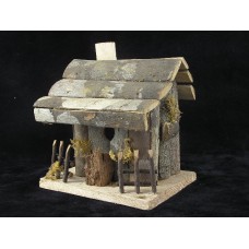 Log Cabin Birdhouse (lot of 1) SALE ITEM
