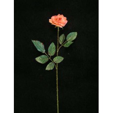 Dried-Look Diamond Rose, peach, 18 inch (lot of 24)