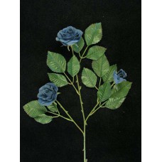 Rose & Rosebud, blue-gray (lot of 12)
