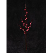 Red Mini Apple Spray, 26 Inch (lot of 12)