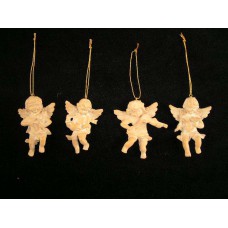 Terra Cotta Cherub Ornament (lot of 24)