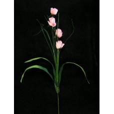 Hand Wrapped Rose, Pink (lot of 12)