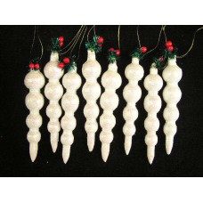 Icicle Ornament, set of 8 (lot of 24 sets)